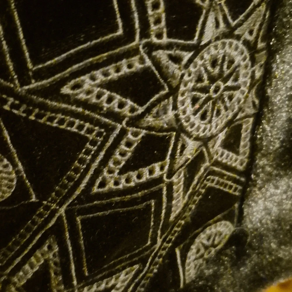 Johnny Was Black Faux Fur Silk Vest XL Star Pattern Softest Fur Lined GORGEOUS! - Picture 5 of 11